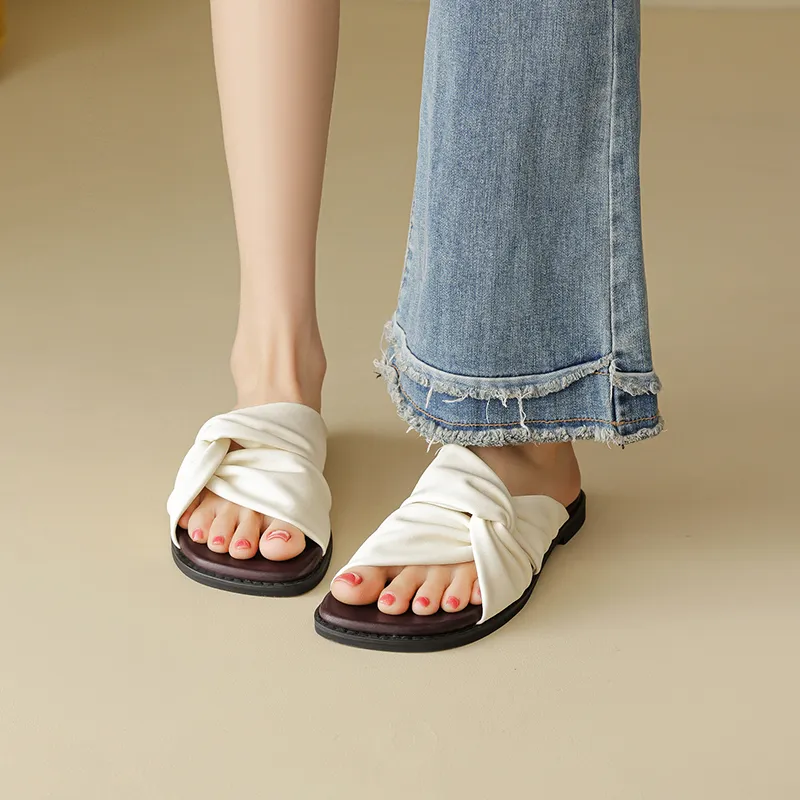 AGSDON Rubber Sole Slide Slippers Women's-3