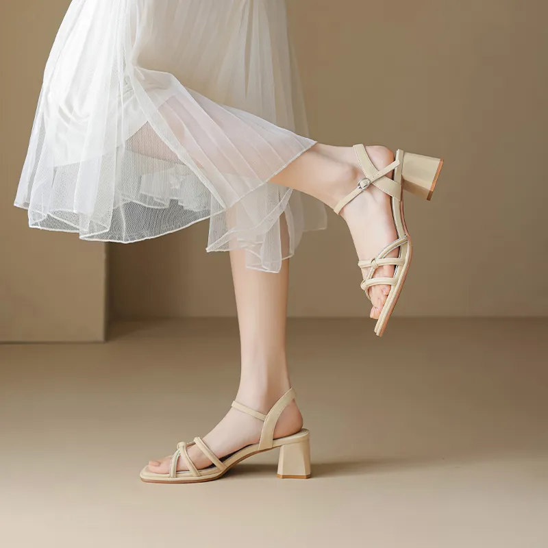 AGSDON One Strap Sandals 6cm Women's-8