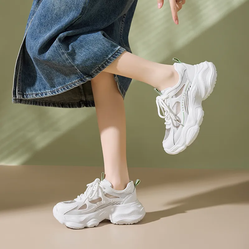 AGSDON Low Top Chunky Sneakers Women's-9