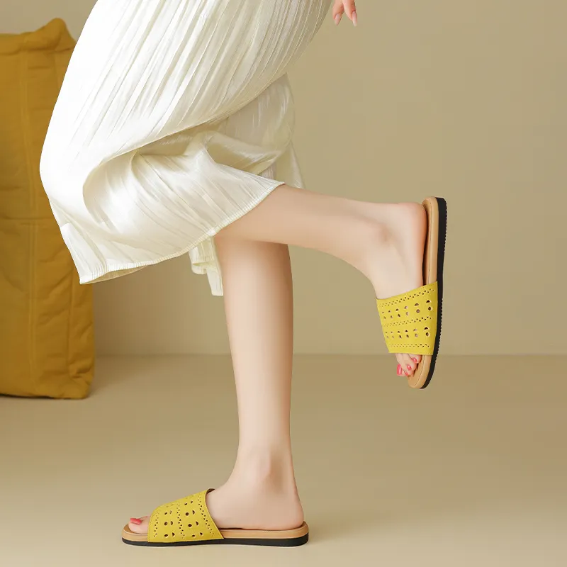 AGSDON Quiet Slip Resistant Slide Slippers Women's-10
