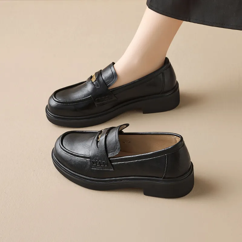 AGSDON Loafers Women's Black-3