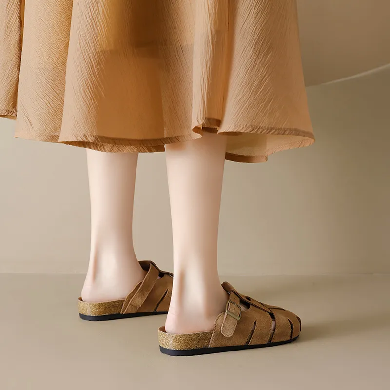 AGSDON Closed Toe Slippers Women's-4