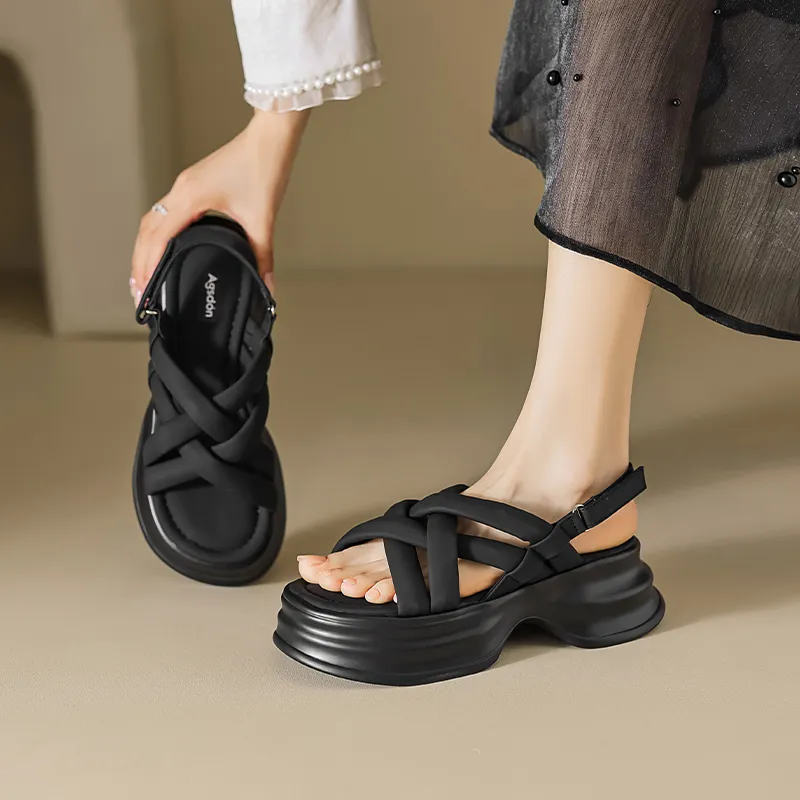 AGSDON One Strap Sandals Women's-9