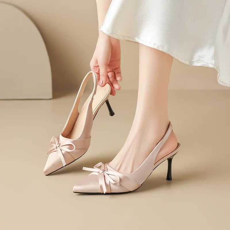AGSDON Slim Heel High Heels 8cm Women's-13