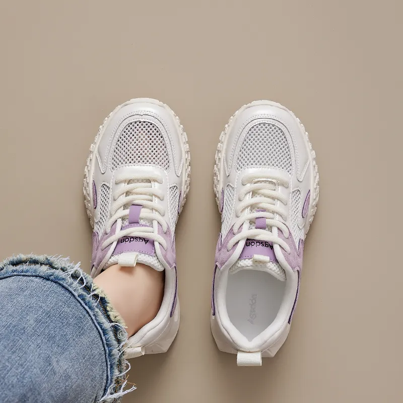 AGSDON Low Top Casual Shoes Women's-8
