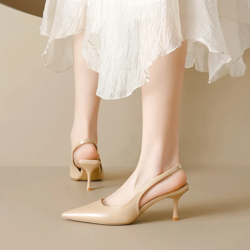AGSDON Slim Heel High Heels 7.5cm Women's-11