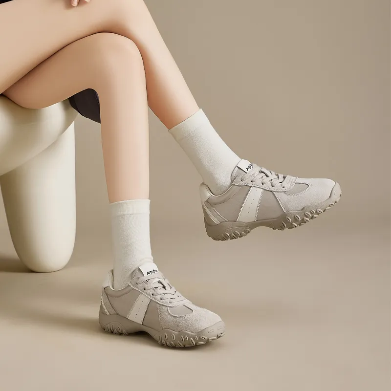 AGSDON Slip Resistant Low Top Casual Shoes Women's-3