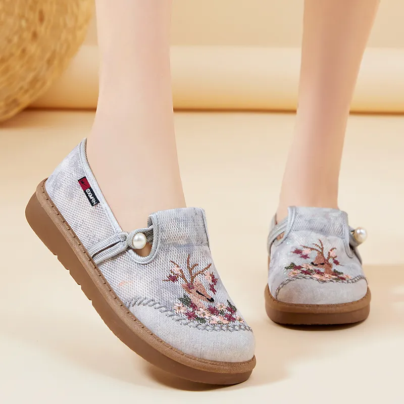 DOUBLE STAR 88 Anti Slip Wear Resistant Low Top Casual Shoes Women's-5