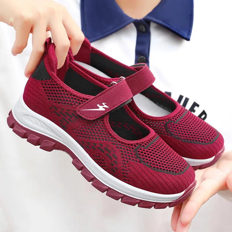 DOUBLE STAR 88 Flyknit Slip Resistant, Abrasion Resistant, Breathable Low Top Casual Shoes Women's-17