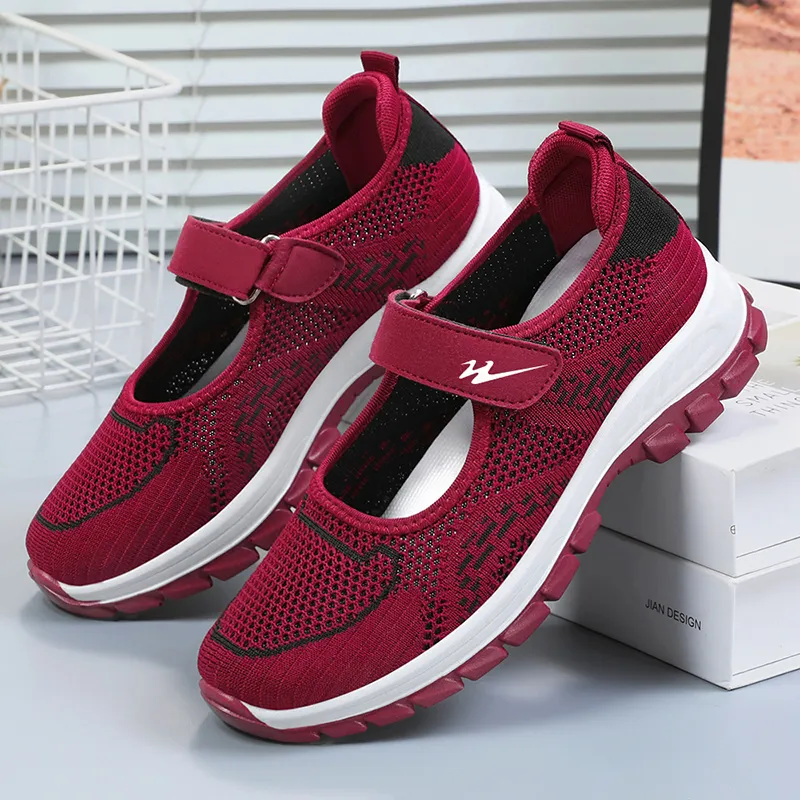 DOUBLE STAR 88 Flyknit Slip Resistant, Abrasion Resistant, Breathable Low Top Casual Shoes Women's-18