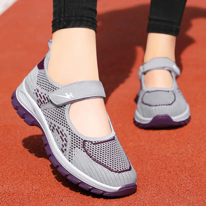 DOUBLE STAR 88 Flyknit Slip Resistant, Abrasion Resistant, Breathable Low Top Casual Shoes Women's-7