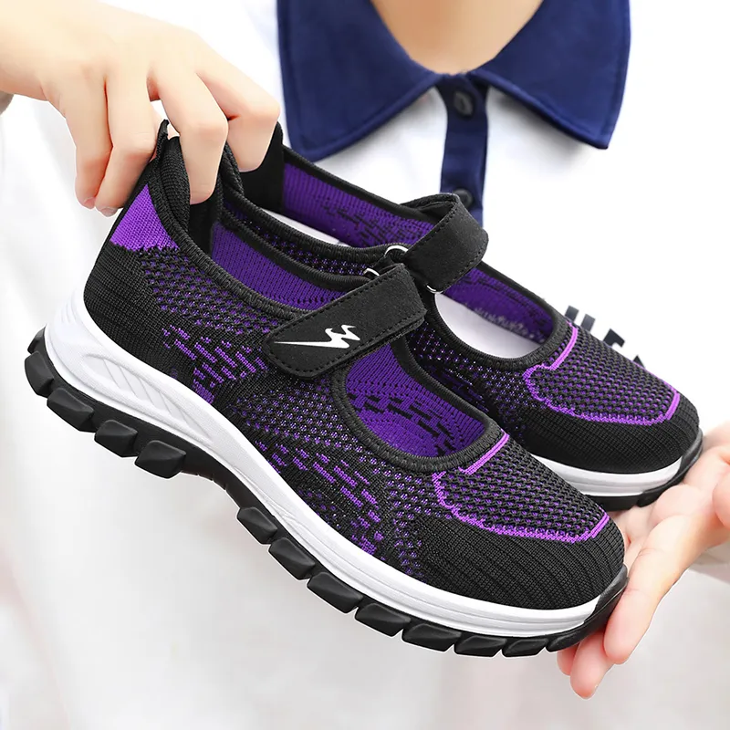 DOUBLE STAR 88 Flyknit Slip Resistant, Abrasion Resistant, Breathable Low Top Casual Shoes Women's-11