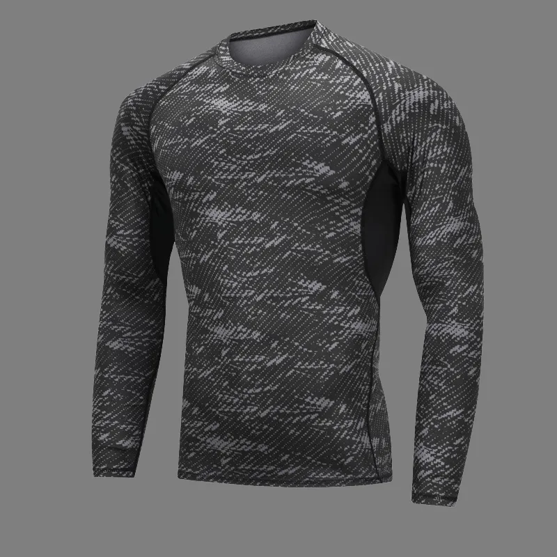ACRUNU Long-Sleeved Compression Garment Yoga Top Sports Running Clothing Sweat-Wicking Quick Dry Long-Sleeved T-Shirt-9