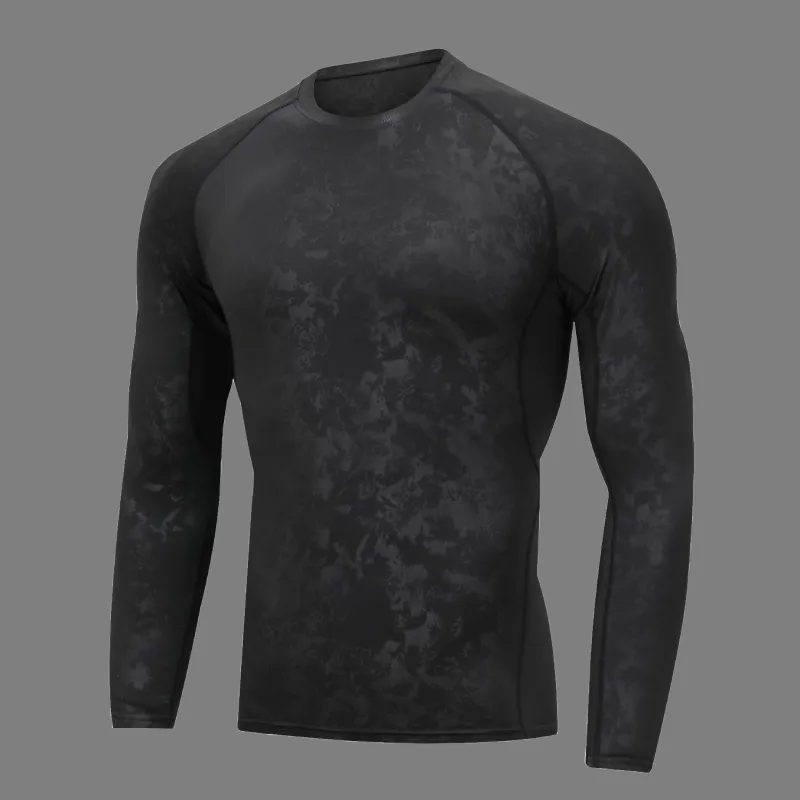 ACRUNU Long-Sleeved Compression Garment Yoga Top Sports Running Clothing Sweat-Wicking Quick Dry Long-Sleeved T-Shirt-11
