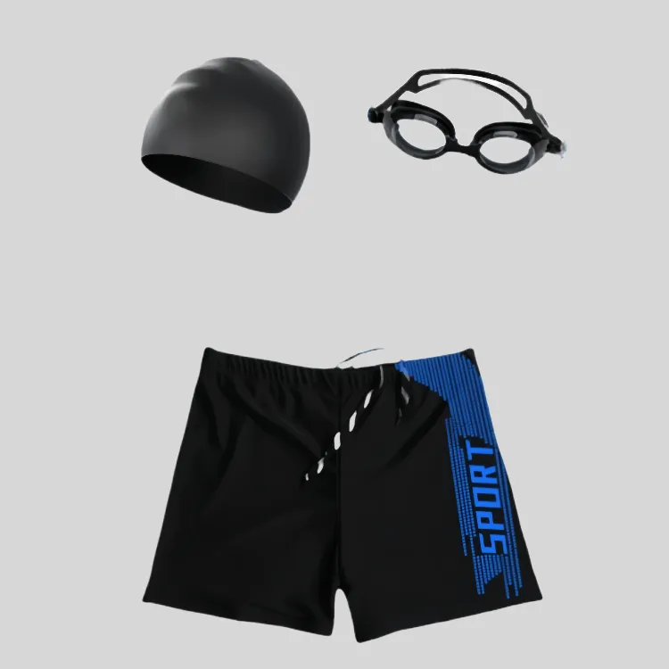 ACRUNU Swimming Sets Polyester Men's-7