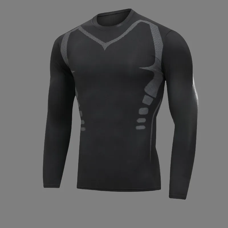 ACRUNU Long-Sleeved Compression Garment Yoga Top Sports Running Clothing Sweat-Wicking Quick Dry Long-Sleeved T-Shirt-6