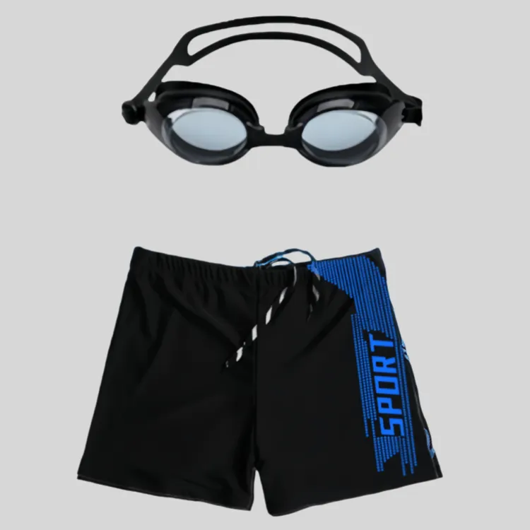 ACRUNU Swimming Sets Polyester Men's-5