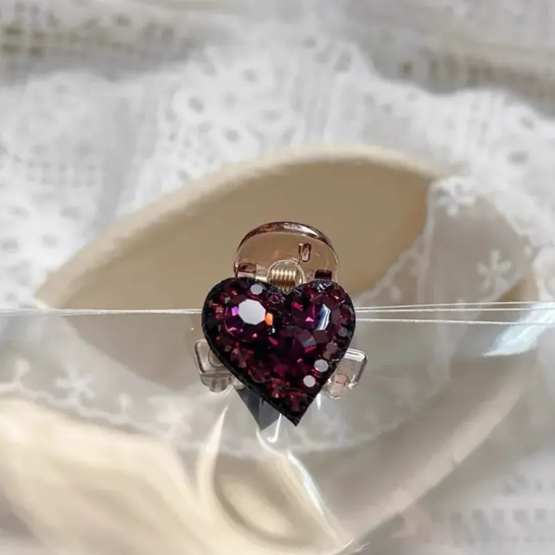 ZWU Acrylic Crystal Hair Clips Women's-4
