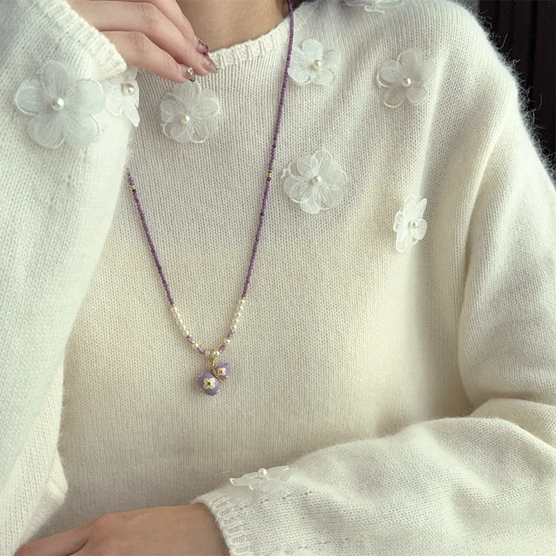 ZWU Pearl Accessories Necklaces Women's-3