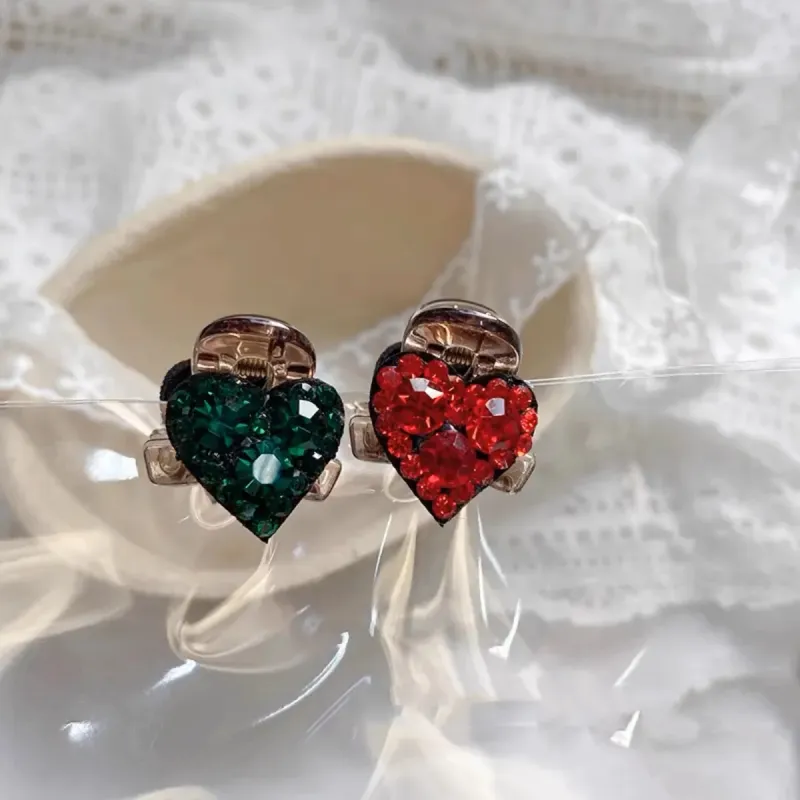 ZWU Acrylic Crystal Hair Clips Women's-30