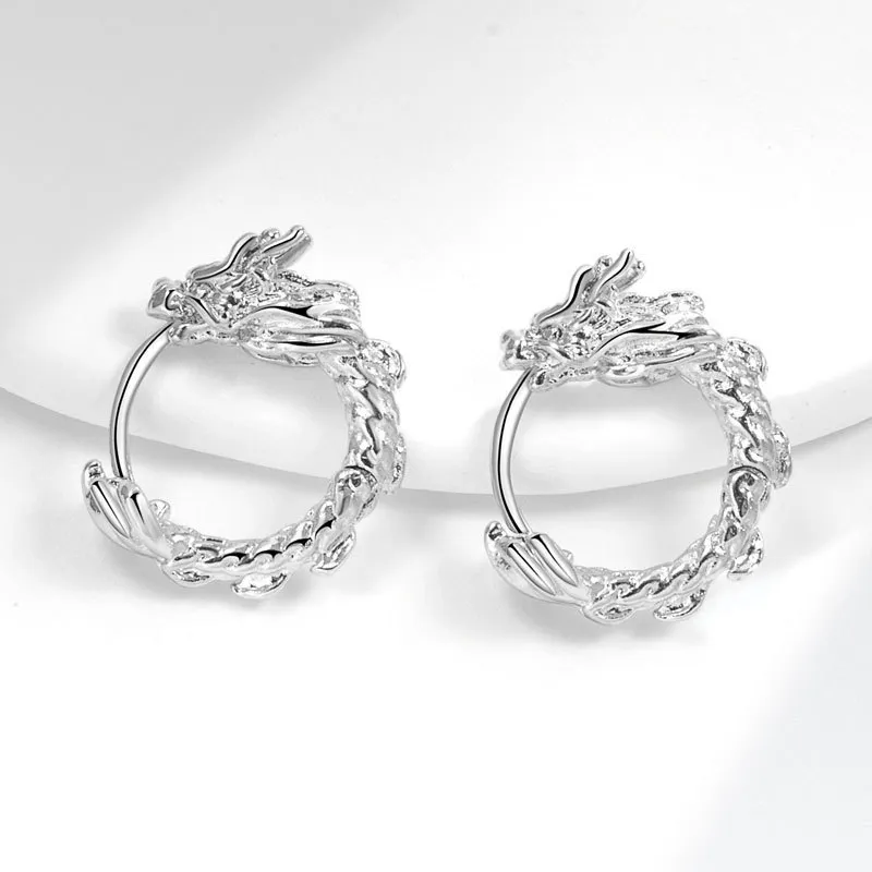 ZWU S925 Silver Earrings Unisex-1