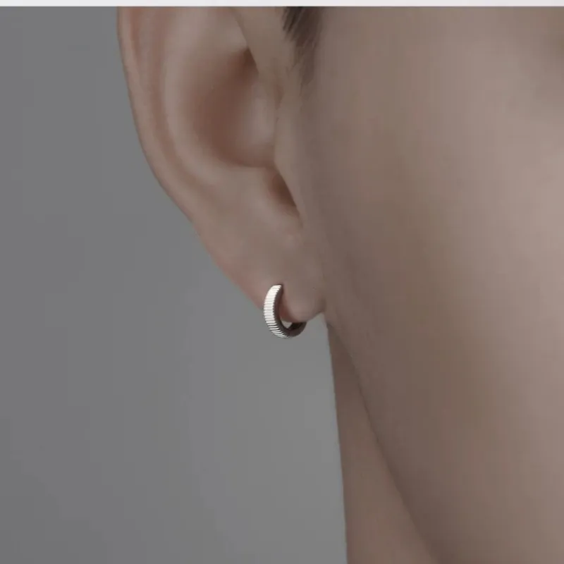 ZWU 925 Sterling Silver Earrings Unisex-2