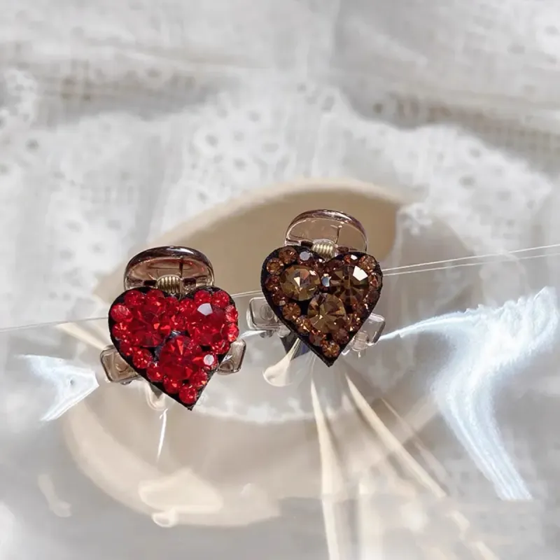 ZWU Acrylic Crystal Hair Clips Women's-38