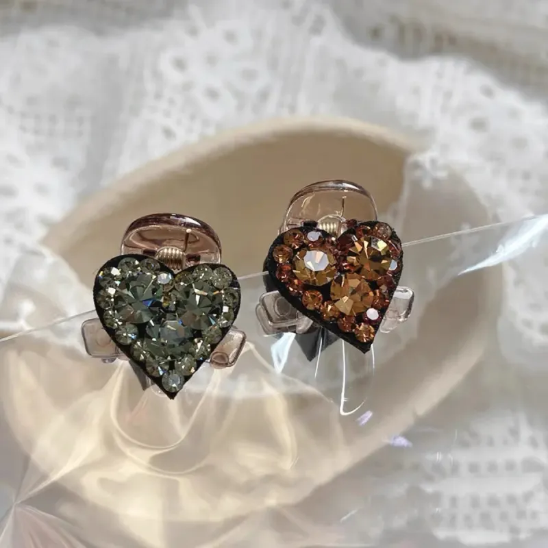ZWU Acrylic Crystal Hair Clips Women's-42