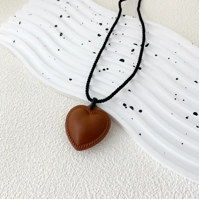 ZWU Hemp Rope Necklaces Women's-5