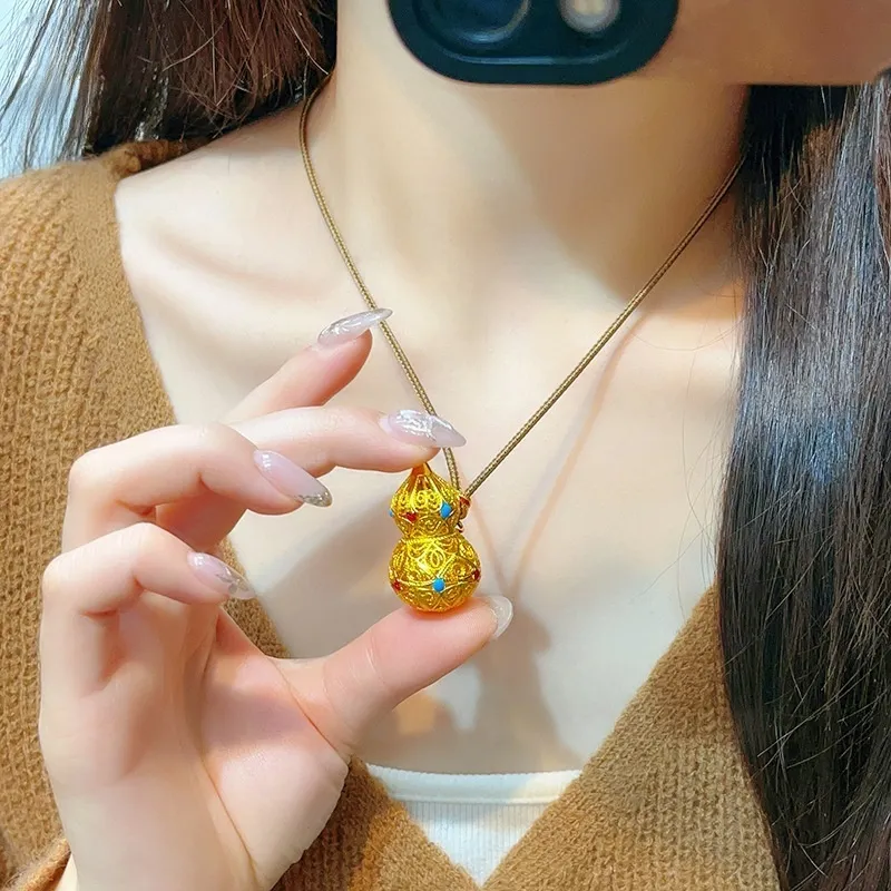 ZWU Gold Plated Necklaces Women's-4