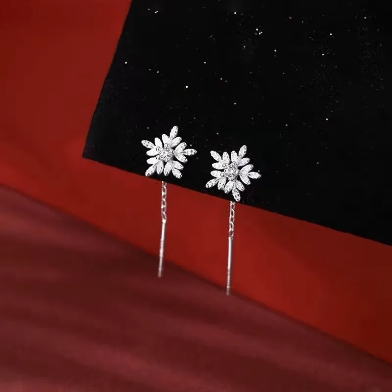 ZWU S 999 Fine Silver Earrings Women's-3