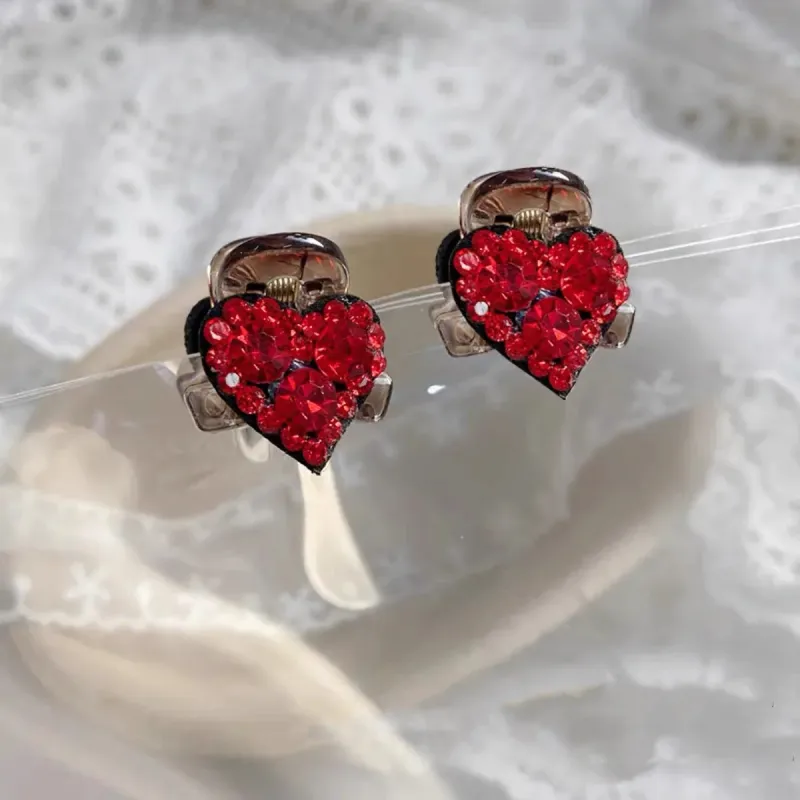 ZWU Acrylic Crystal Hair Clips Women's-16