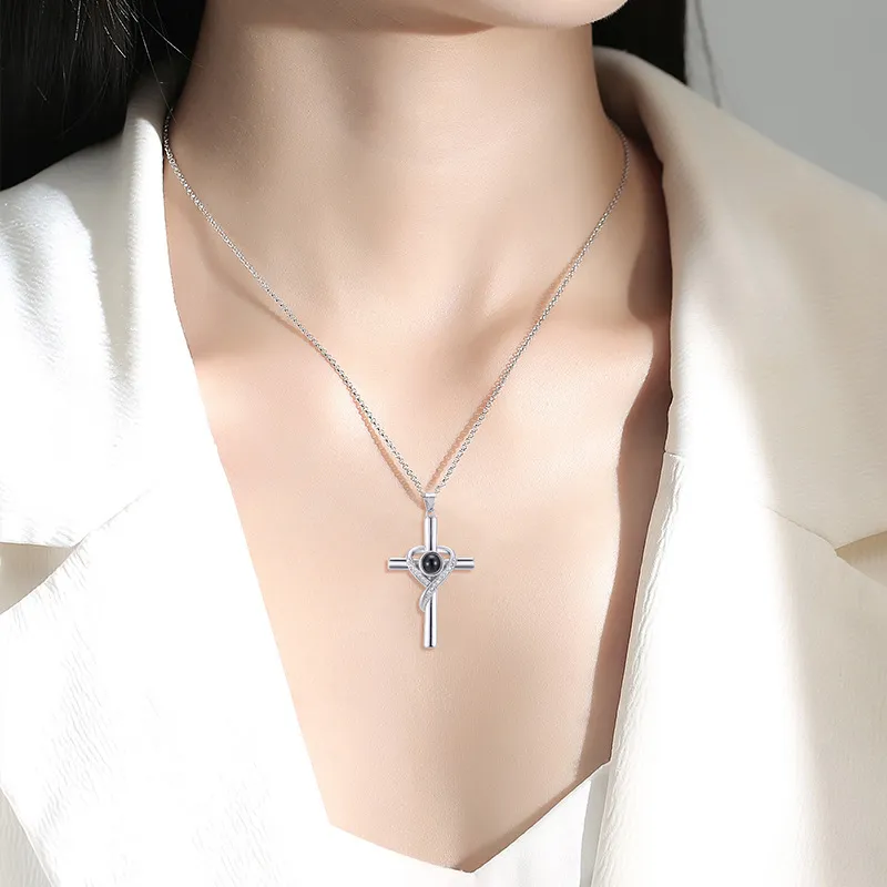 ZWU Silver Plated Copper Necklaces Women's-2