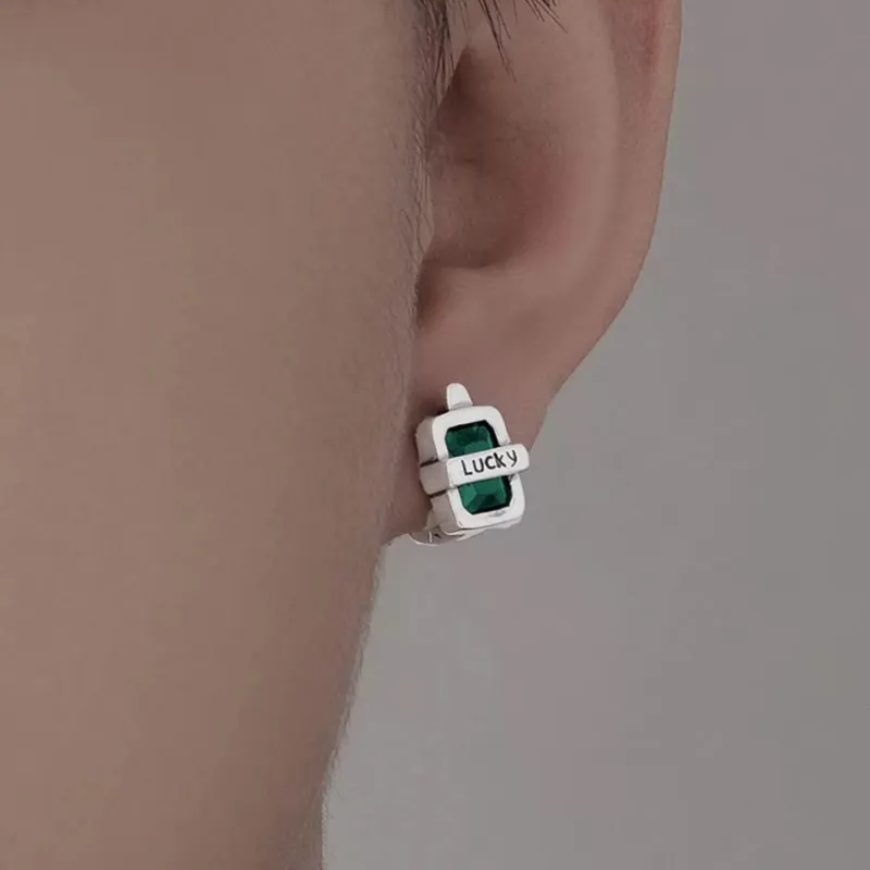 ZWU 925 Sterling Silver Stud Earrings Unisex-2