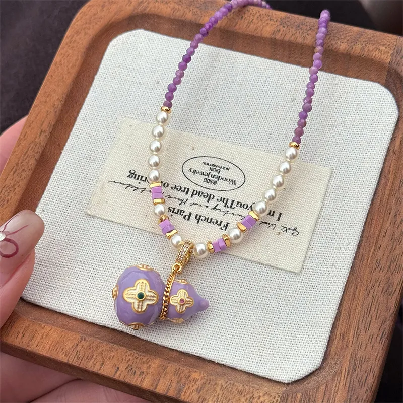 ZWU Pearl Accessories Necklaces Women's-2