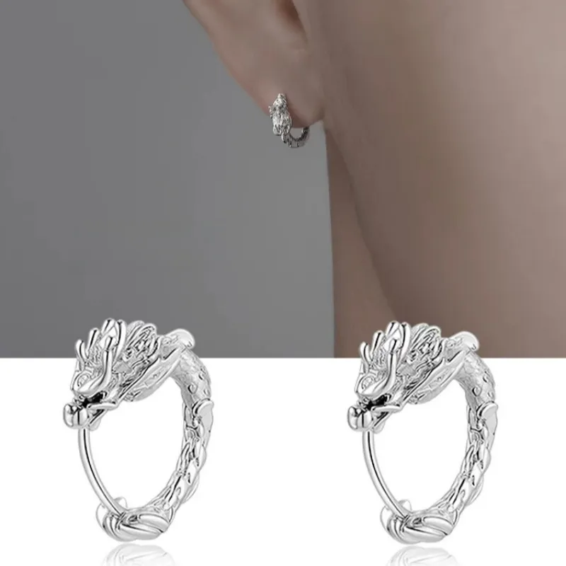 ZWU S925 Silver Earrings Unisex-8