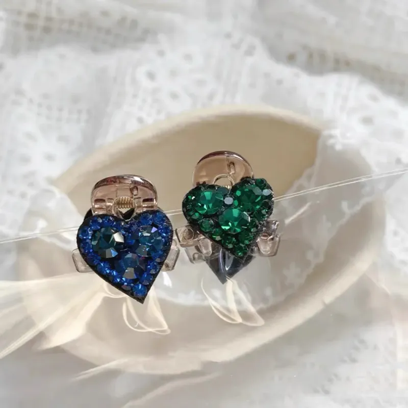 ZWU Acrylic Crystal Hair Clips Women's-52