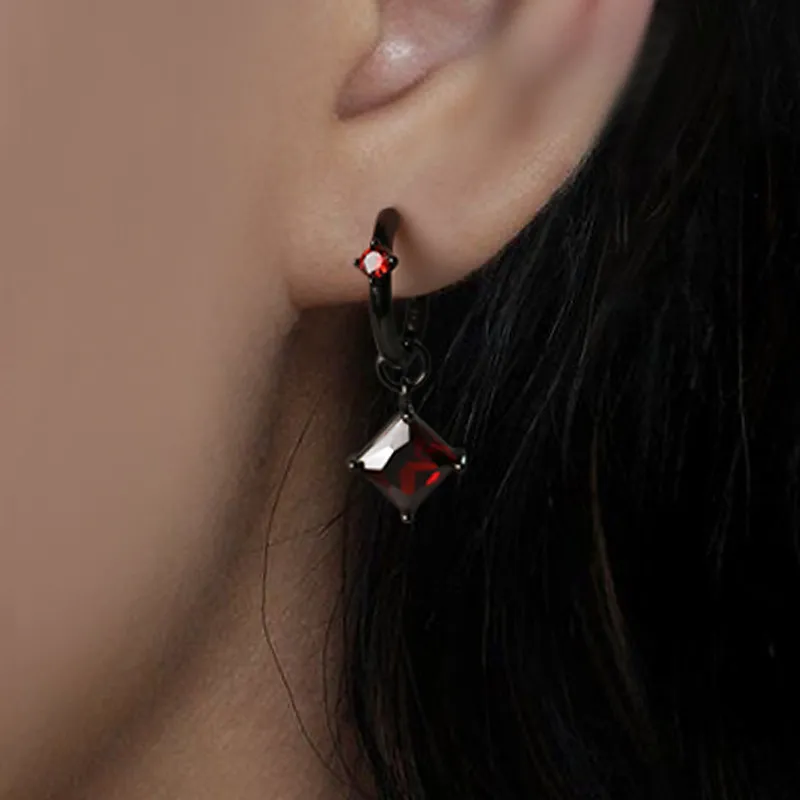 ZWU 925 Sterling Silver Stud Earrings Unisex-2