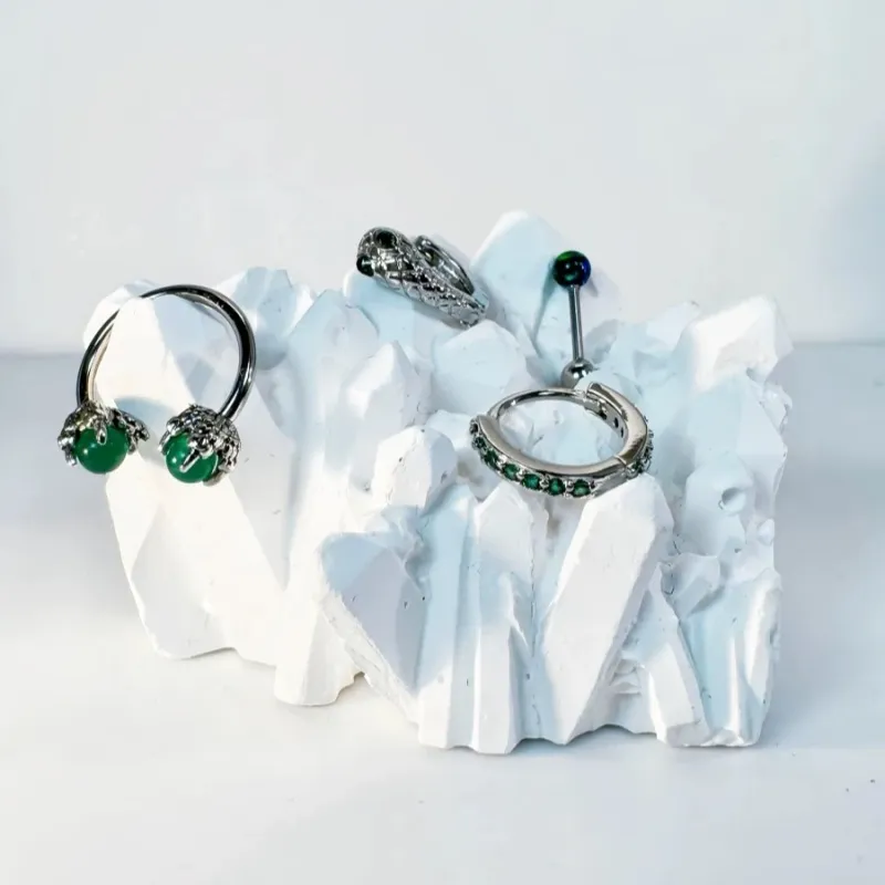 ZWU Titanium Steel Earrings Unisex-10
