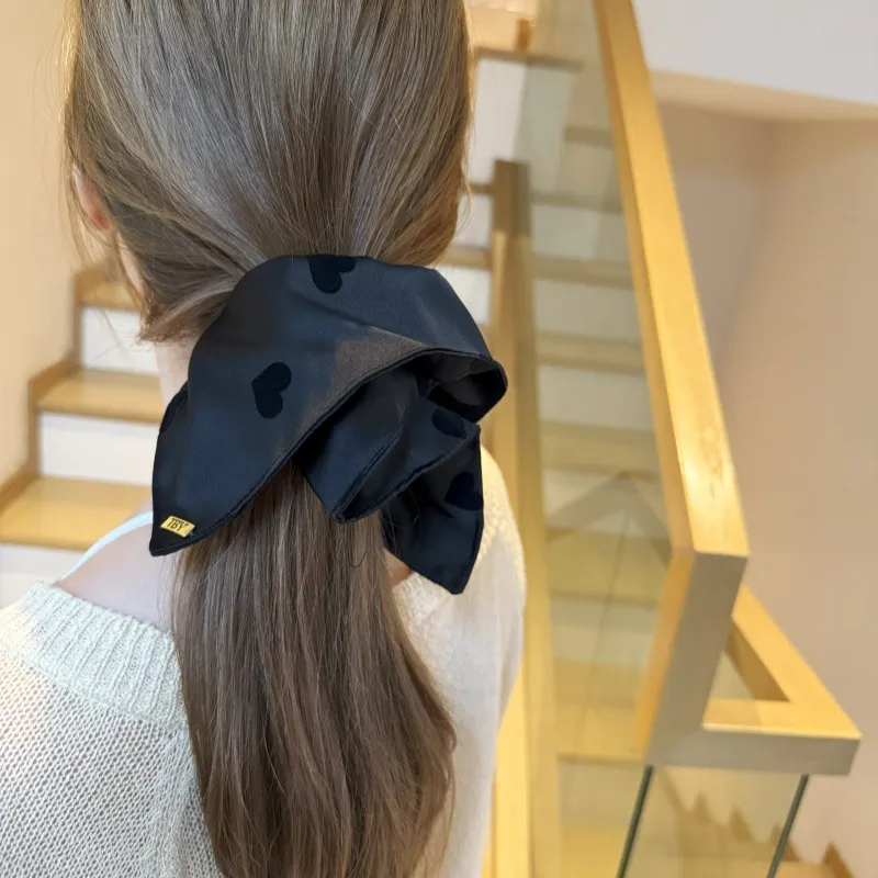 ZWU Minimalist Style Satin Headdress Accessories Hair Tie Hair Tie Women's-4