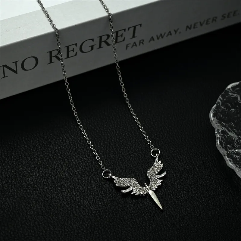 ZWU Titanium Steel Rippled And Shimmering Luxury Necklace Accessories Necklace Unisex-2