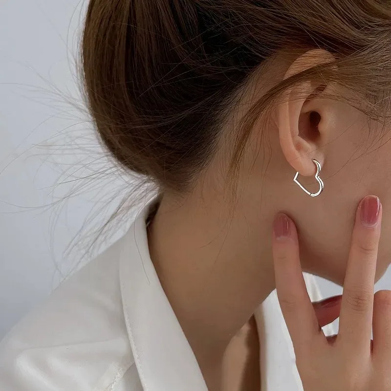 ZWU 925 Sterling Silver Earrings Unisex-3