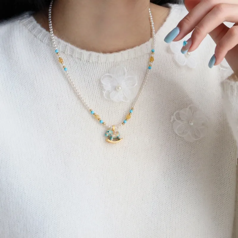 ZWU Shijia Pearl Necklaces Women's-3