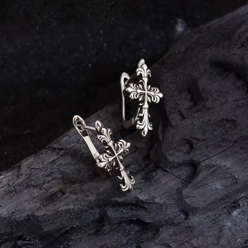 ZWU 925 Sterling Silver Earrings Unisex-4