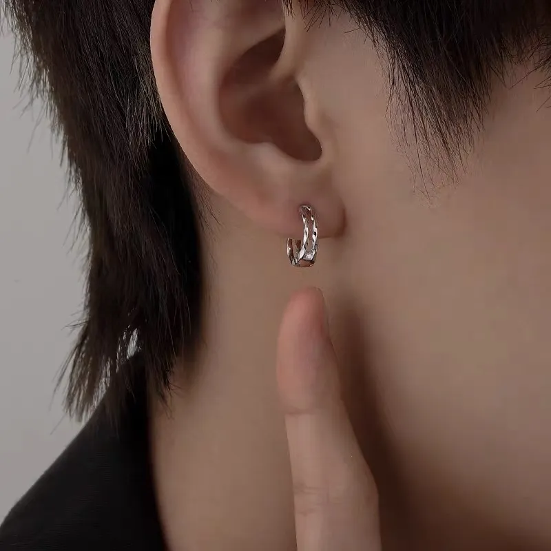 ZWU 999 Fine Silver Earrings Unisex-2