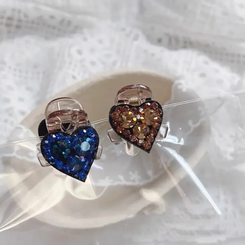 ZWU Acrylic Crystal Hair Clips Women's-56