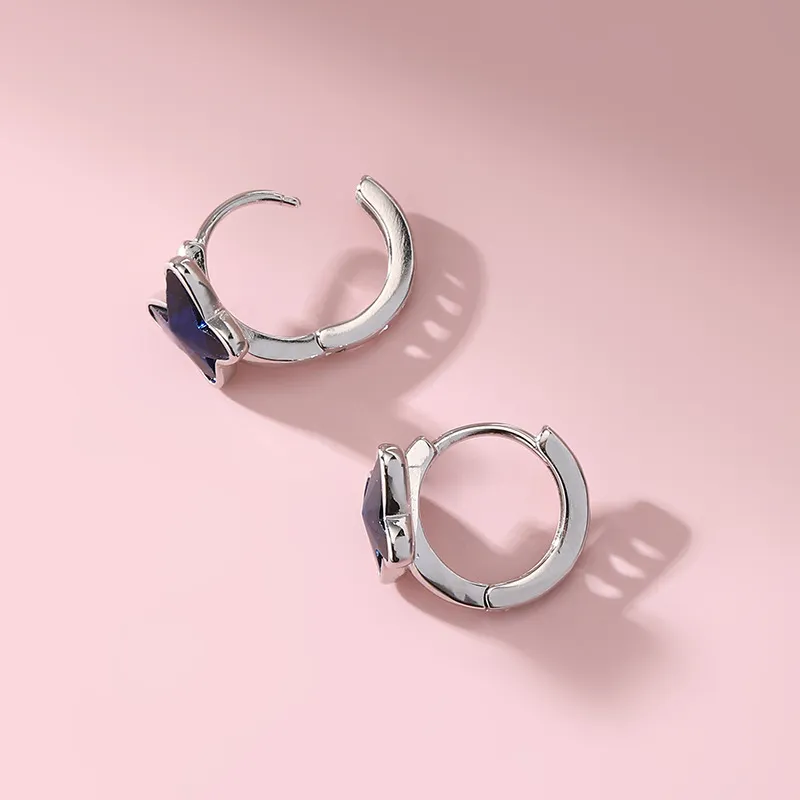 ZWU 925 Sterling Silver Earrings Unisex-2