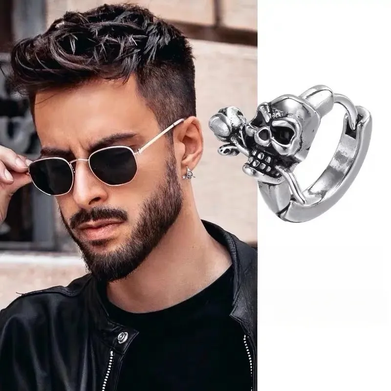 ZWU Titanium Steel Earrings Unisex-1