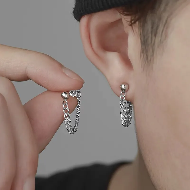 ZWU 925 Sterling Silver Earrings Unisex-6