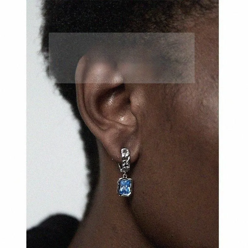 ZWU 925 Sterling Silver Stud Earrings Unisex-1